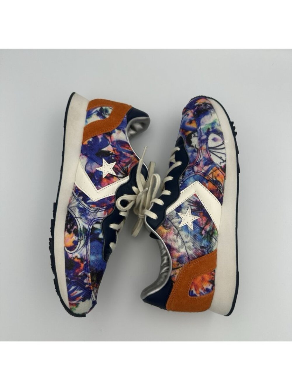 Converse Cons Women’s Size 7.5 Blue White Lace Up Sneakers Shoes 552753C - Picture 6 of 10